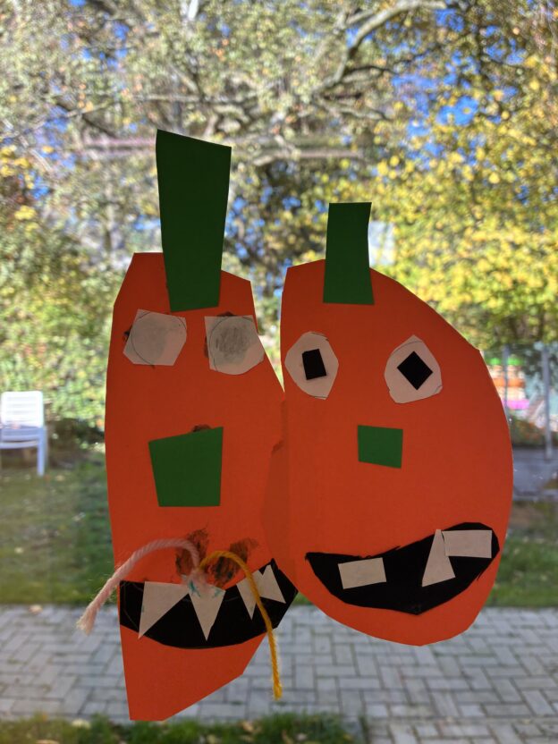 Halloween und Kürbisse